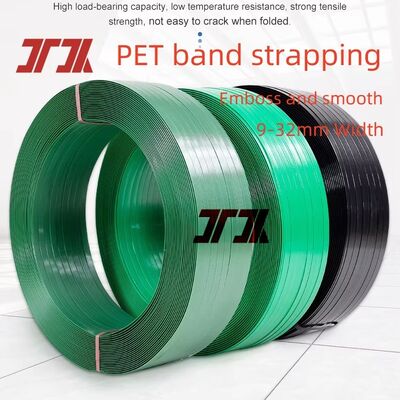 Dây đai PET màu xanh đen 9-32mm dùng để đóng gói hàng hóa