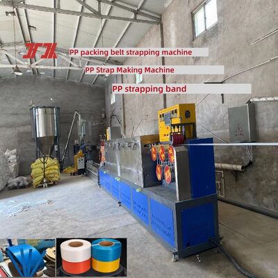Máy sản xuất dây đai PP tốc độ chạy 260-300m/phút có máy quấn tự động