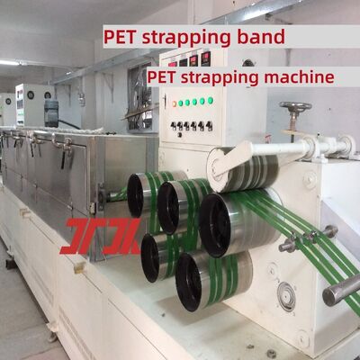 Máy đóng đai PET 100–500 kg/h, Dây chuyền sản xuất đai PET với tính năng tiêu thụ năng lượng thấp
