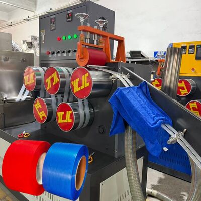 260kg/h Pp dây đai làm máy Bao bì dây đai cho hộp với không ngừng thay đổi màn hình