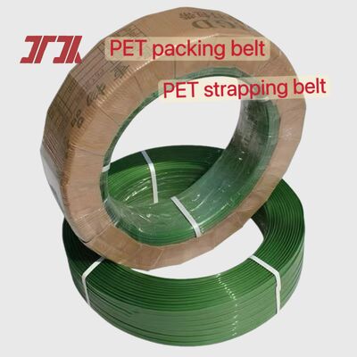 9-32mm dây đai PET Dây đai đóng gói PP PET màu xanh lá cây làm từ dụng cụ đóng đai khí nén