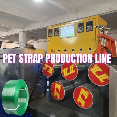 Thiết bị sản xuất dây đai PET 9-25mm máy làm dây đai PET cho hệ thống điều khiển PLC