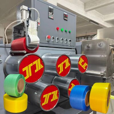 Dây chuyền sản xuất dây đai PP tự động 5-19mm, máy làm dây đai PP có điều khiển PLC