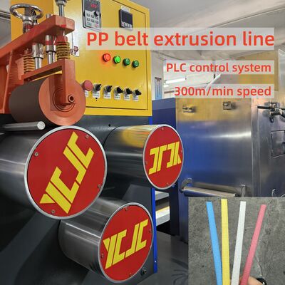 Máy sản xuất dây đai Polypropylene PP công suất 360-380kg/H có điều khiển PLC