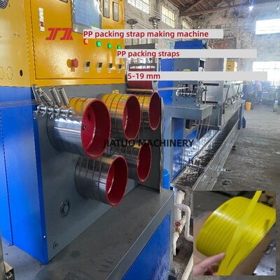 Máy làm dây đai PP 5mm Thiết bị dây đai đóng gói PP bằng vít có độ chính xác cao