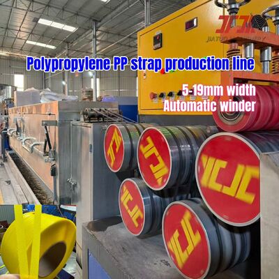 Dây chuyền sản xuất dây đai PP trục vít đôi 5-19mm Máy dây đai bánh sandwich cường độ cao
