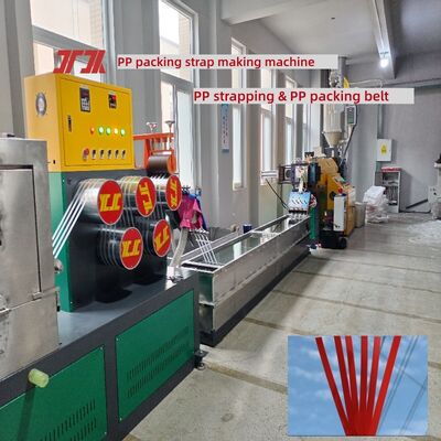 Máy làm dây đai PP 5mm Máy dây đai PP với bộ thay đổi màn hình tự động không ngừng