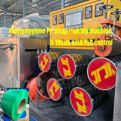 Máy làm dây chuyền bánh sandwich nhựa PP 5-19mm với máy cuộn tự động