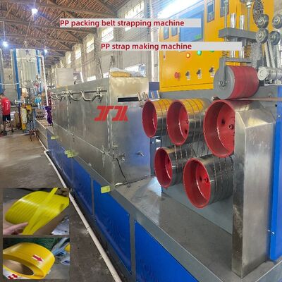 Máy làm dây đai PP 5mm PP Thiết bị dây đai với hệ thống điều khiển PLC