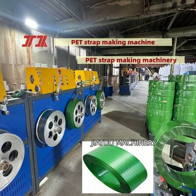 Máy móc nhựa Dây chuyền sản xuất dải thép nhựa PET 9-25mm Máy cuộn dây tự động servo