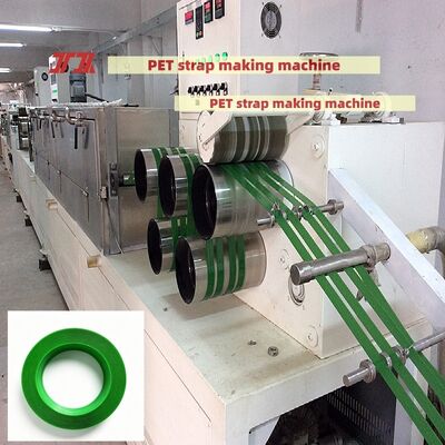 Thiết bị sản xuất dây đai PET tốc độ cao Máy làm dây đeo thú cưng với máy quấn tự động