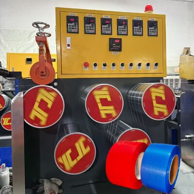 Thiết bị sản xuất dây đai đóng gói PP 5mm hiệu suất cao Máy sản xuất dây đai PP điều khiển tự động