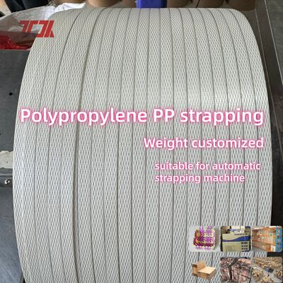 Nguyên liệu thô mới Làm dây đai đóng gói PP 5-19mm với độ thẳng tốt