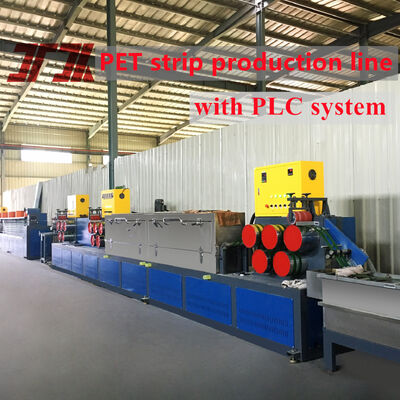 Hệ thống lọc xi lanh đơn Máy làm dây đeo PET Sử dụng dây đai tự động