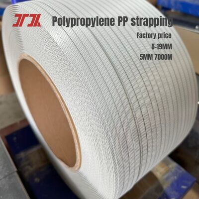 5mm Pp dây đai polypropylene gói với chiều dài dài 7000m / cuộn