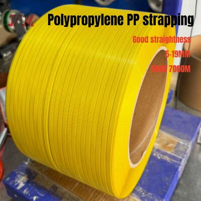 Dây đai đóng gói PP cường độ cao 5-19mm với chiều dài 7000m / cuộn