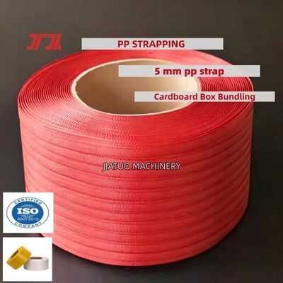 Môi trường thân thiện PP dây đeo đóng gói trong suốt 5 ′′ 19mm PP dây đai dây đai cho các công cụ dây đai tự động