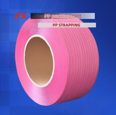 Vành đai đóng gói PET PP tốc độ cao sợi dây đai PP màu trắng 12mm phù hợp với gói trái cây độ bền cao
