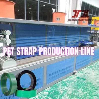 Máy sản xuất dây đai thép PET 9-32MM với điều khiển PLC và máy cuộn tự động