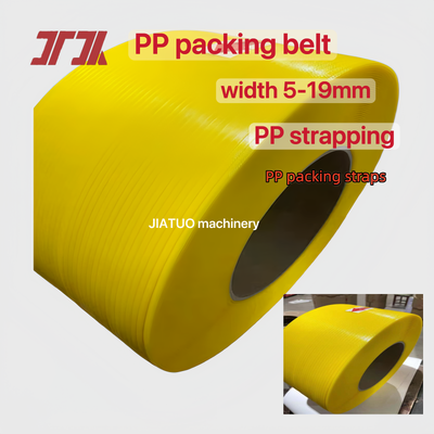 100% Polypropylene PP Strapping 12mm PET PP Dây đệm cho Máy đệm tự động