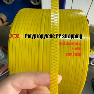 Dây đai đóng gói PP Polypropylene 100% dày 5mm cho máy đóng đai tự động