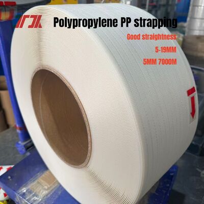 Dây đai đóng gói PP Polypropylene 100% dày 5mm cho máy đóng đai tự động