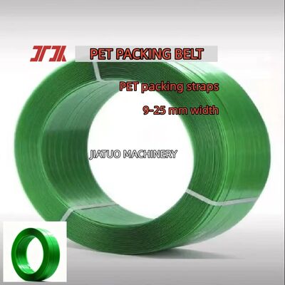 Vòng bao bì PET tốc độ cao 19mm màu xanh lá cây cho máy đeo dây khí nén