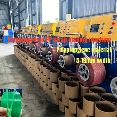 200-300m/min Tốc độ chạy Pp Đường dây đai ép cho 100-600kg/h Công suất cao