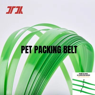 Dây đai đóng gói PET bản rộng 9-32mm chống chịu thời tiết, độ bền kéo cao dành cho hàng hóa nặng
