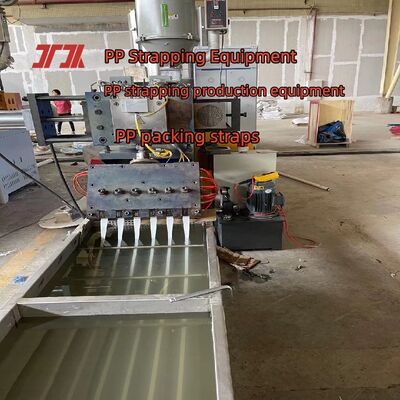 Dây đai PP dây chuyền sản xuất 5mm thiết bị dây đai PP với bộ thay đổi màn hình tự động
