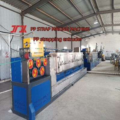Máy làm dây đai PP Máy đùn dây đai PP với hệ thống điều khiển hoàn toàn tự động PLC
