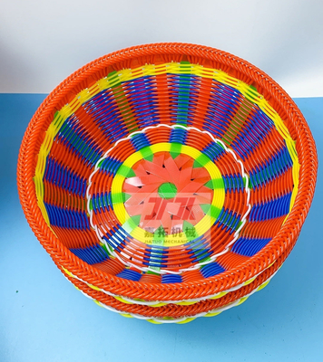 22KW Máy chế tạo rattan giả mạo nhựa dây chuyền sản xuất Máy chế tạo rattan nhân tạo 4 dây đai PP / PE
