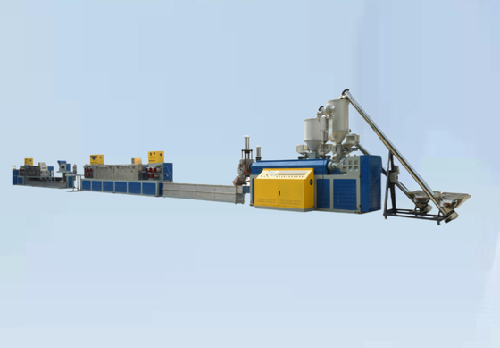 Máy làm dây đai đóng gói nhựa PVC 150m/Min PP dây đai xát
