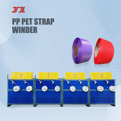 PLC Double Station nhựa PET Strap Winder