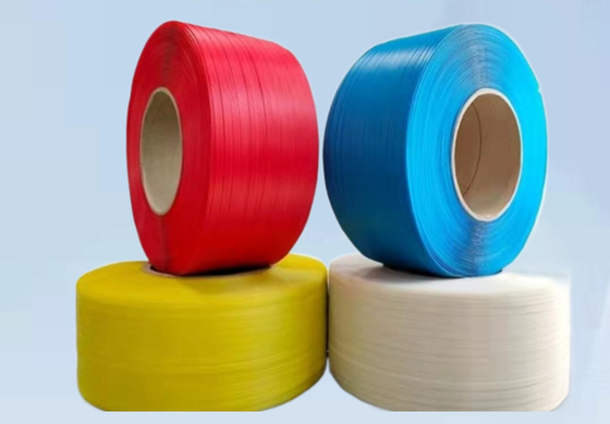 Tùy chỉnh Pallet màu xanh lá cây dập nổi Đóng gói Dây đai nhựa PP