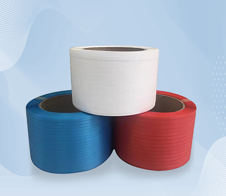 Đai đai đóng đai Pallet dập nổi màu xanh lá cây Đai nhựa PET để đóng gói