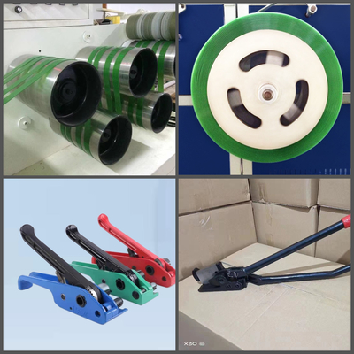 Máy làm dây đeo PET tốc độ cao Dây chuyền sản xuất dây đeo PET hiệu suất cao