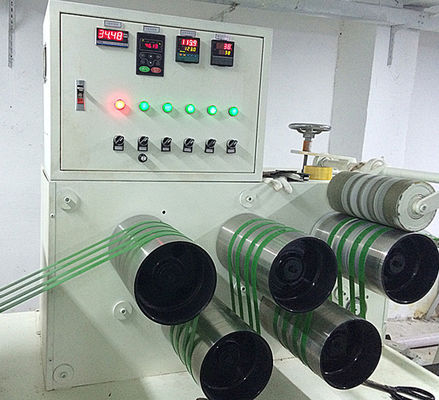 Dây chuyền sản xuất dây đeo nhựa động cơ Siemens Chiều rộng 9 - 32mm Máy đùn dây đeo PET