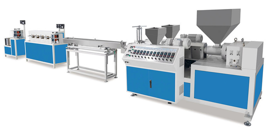 JTPP-110 Máy chế tạo rattan giả mạo nhựa: 3300mm vít, 6 dây đai, 130kg / h Capacity
