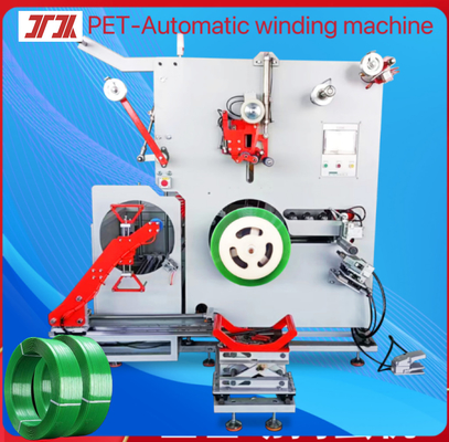 Máy cuộn tự động 80KG / H Dây đeo PET Máy làm dây đai nhựa