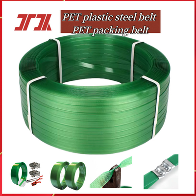 Bao bì nhựa PET màu xanh lá cây Dây đeo cuộn nhựa Kích thước tùy chỉnh