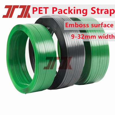 Nhựa PET đa chức năng 9-32mm PET băng PET băng đóng gói PET băng thú cưng băng với băng đóng gói xanh