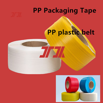 Bán bán buôn băng nhựa PP băng đóng gói PP băng dây đeo PP cho máy cuộn tự động