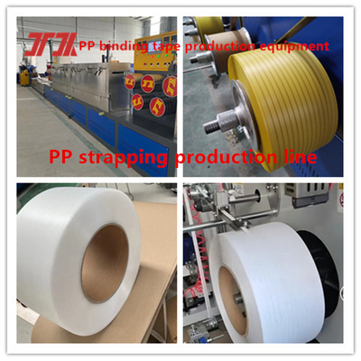 Máy chế tạo dây đai PP điều chỉnh với máy ép vít đơn hoặc hai vít cho vật liệu tái chế và polypropylene