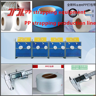 Máy học nhựa PP Extruder PP thiết bị dây đai PP dây đai dây đai sản xuất với 5-19mm