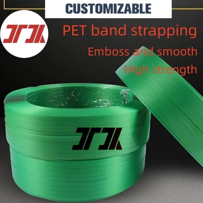 200-950kg Sức mạnh căng PET dây đai dây đai sử dụng cho pallets gạch đóng gói với chất lượng tốt