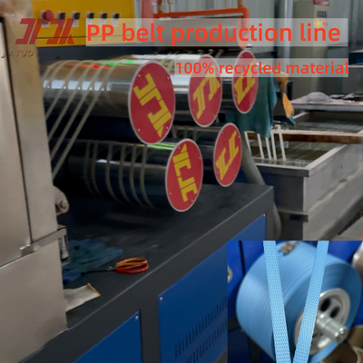 Đường dẫn đẩy dây đai PP dây đai hai vít hoàn toàn tự động làm cho sức mạnh mạnh mẽ bền và linh hoạt