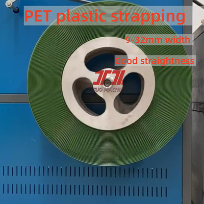Nhập khẩu 9-32mm tùy chỉnh màu xanh lá cây PET Polyester nhựa thép dây đai cho gạch đá đóng gói