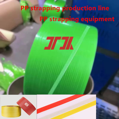 Nhà máy bán nóng dây chuyền sản xuất dây đai PP thiết bị dây đai PP với hệ thống điều khiển PLC, máy bọc tự động