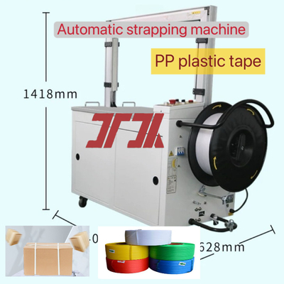 Máy đóng gói 5-15mm PP Strapping Máy dây đai tự động Máy dây đai bàn với thiết kế Gantry
